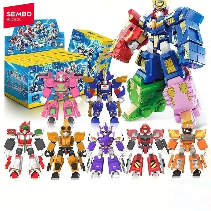 

SEMBO ослепительные карты Fighters Tianchen Class строительные блоки куклы глухая коробка украшения роботы сборные модели игрушки подарки-сюрпризы