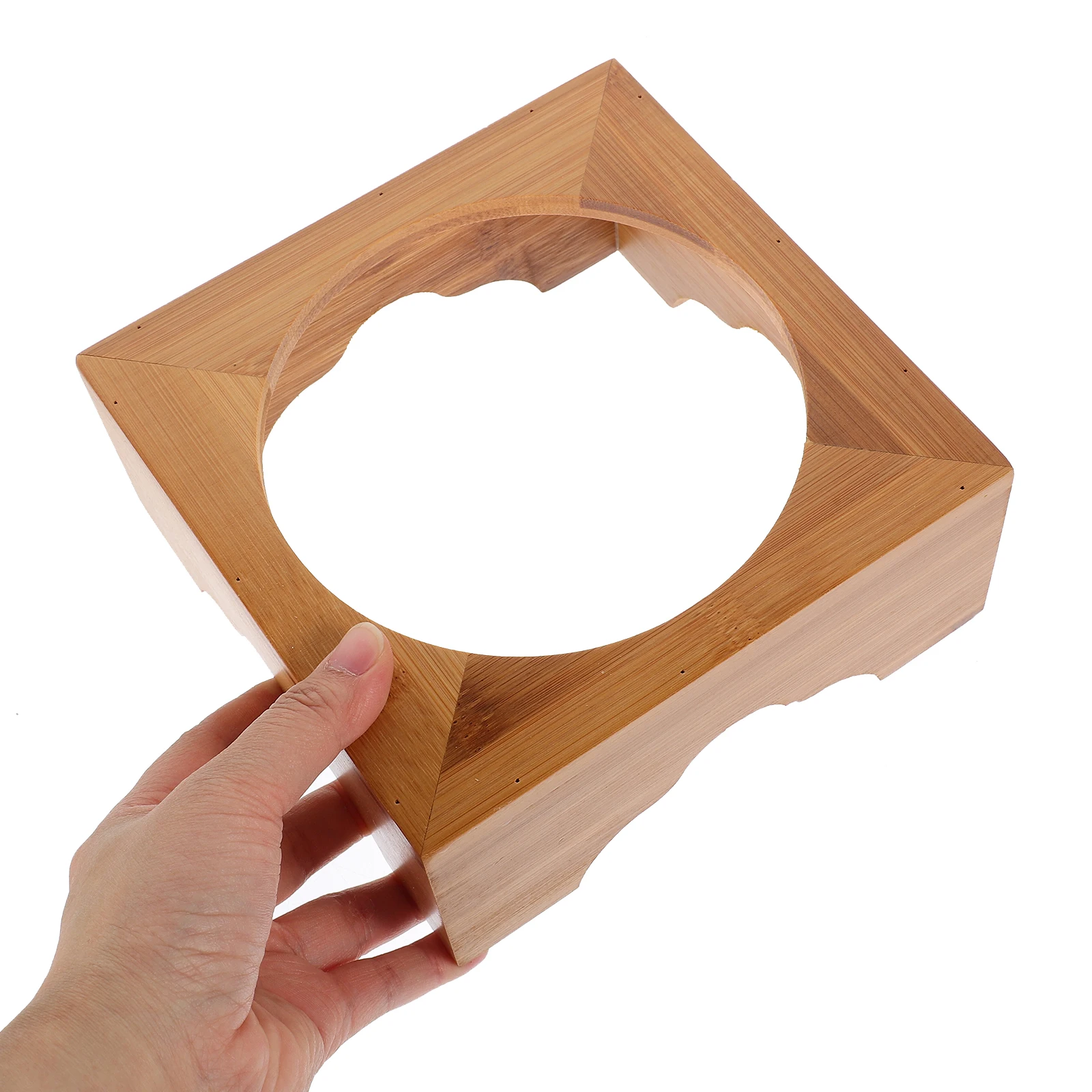 

12 Bamboo for Stone Pot Rack Diameter 13.2cm Non Slip Korean Tabletop Casseroles Rack Protector Casseroles Holder
