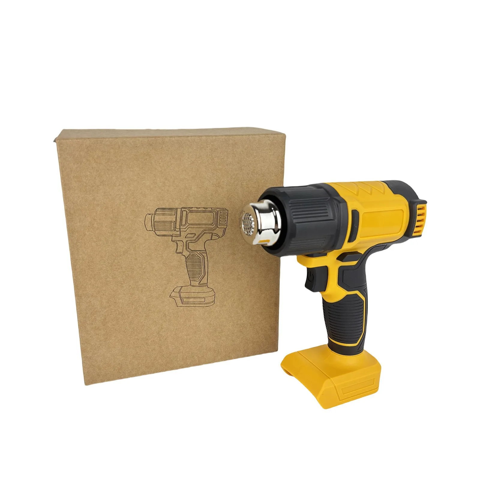 Lithium battery digital display heat gun temperature regulation double gear temperature control multi-purpose air nozzle mobile