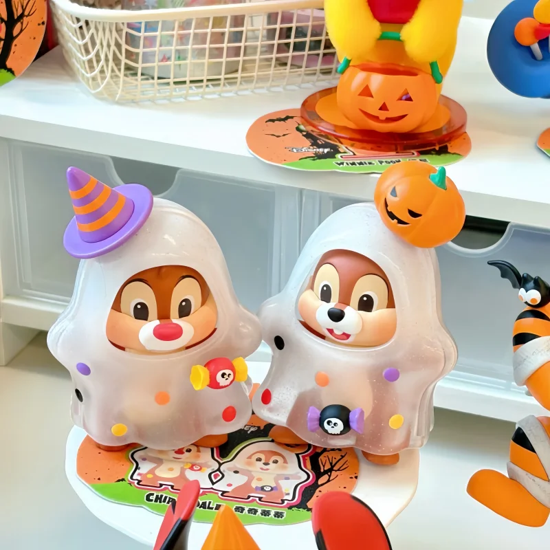 بقعة جديدة Miniso هالوين العصرية صندوق أعمى تمثال هدايا للفتيات أعياد الميلاد تحصيل الكمبيوتر سطح المكتب الحلي الديكور