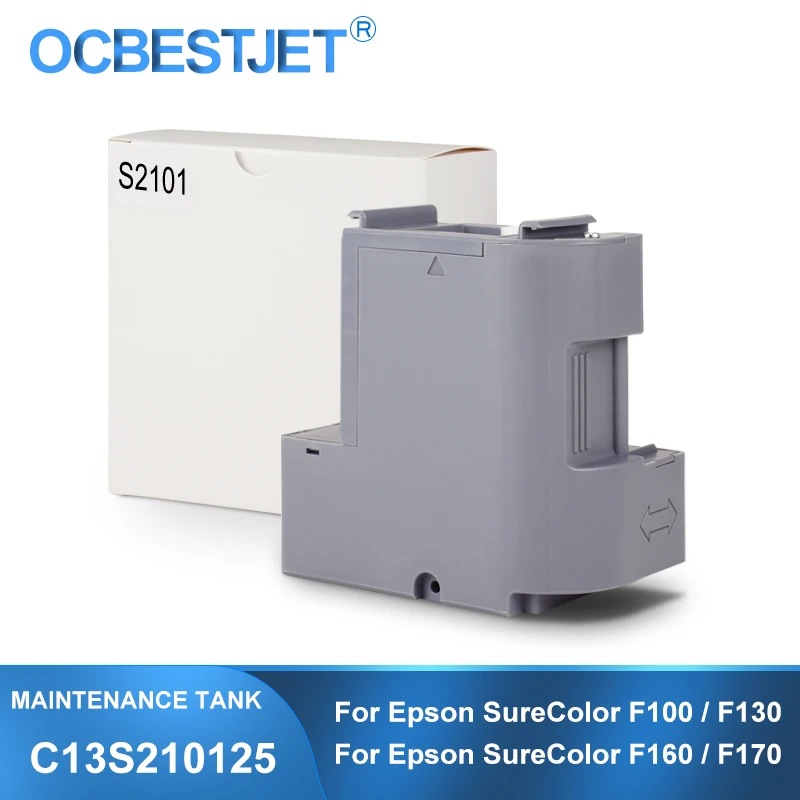 C13S210125 S2101 Maintenance Tank Box Waste Ink Tank For Epson SureColor F100 F130 F160 F170 SC-F100 SC-F130 SC-F160 SC-F170