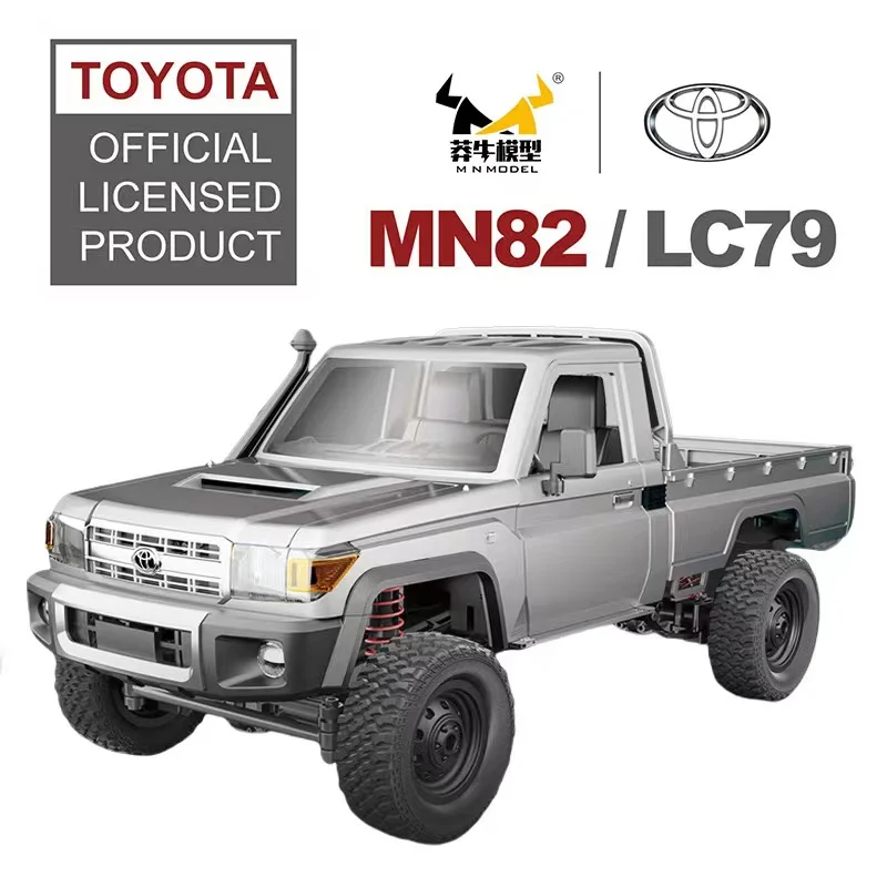 MN82 4wd RC Off-road Vehicle 1/12 LC79 Pickup Climbing Car with LED Lights Full Size Simulation RC Climbing Car Boy VS WLtoys