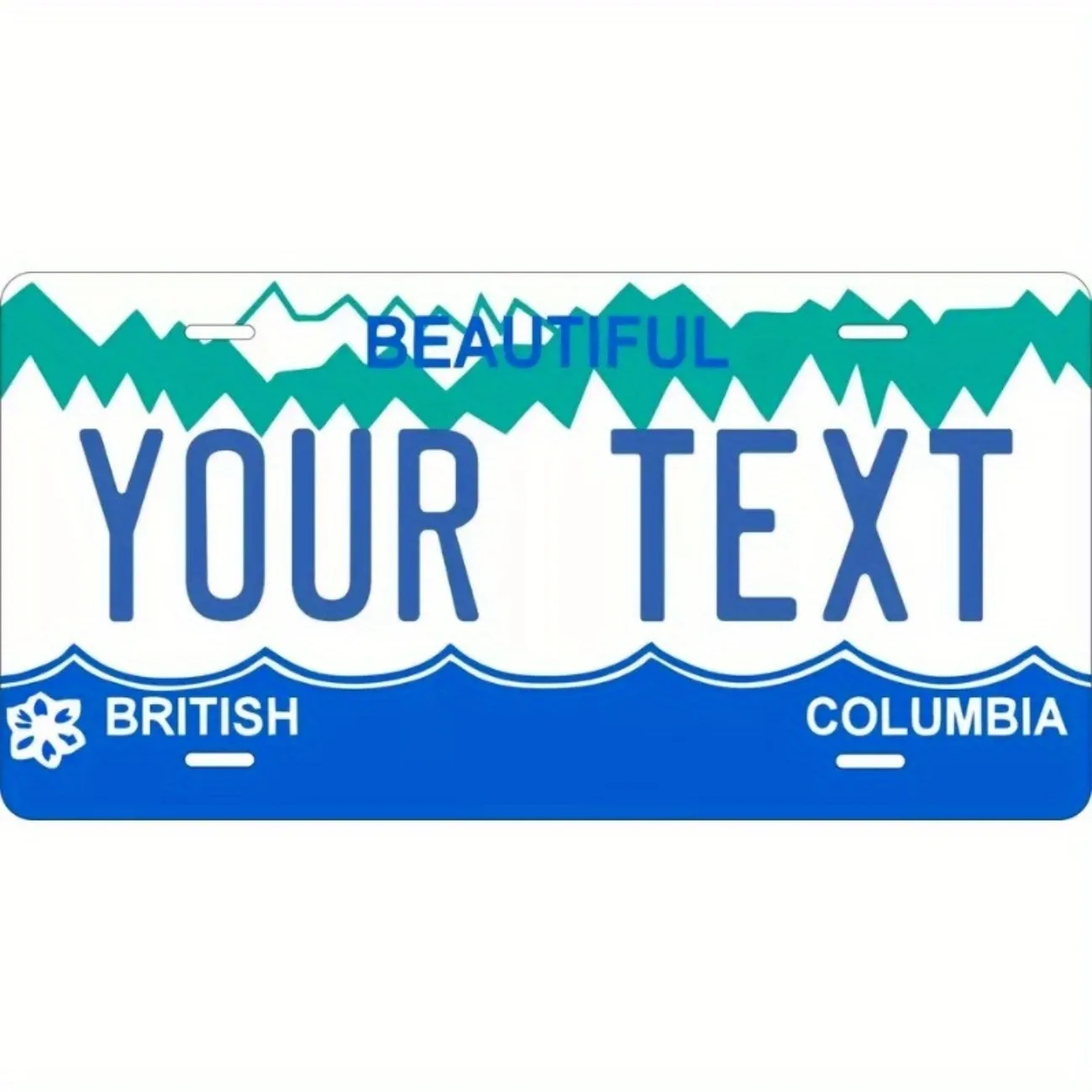 Anpassbares Ca State Nummernschild – personalisierte 12"x6" Größe (unterscheidendes Design, maßgeschneiderter Text) zur Dekoration.