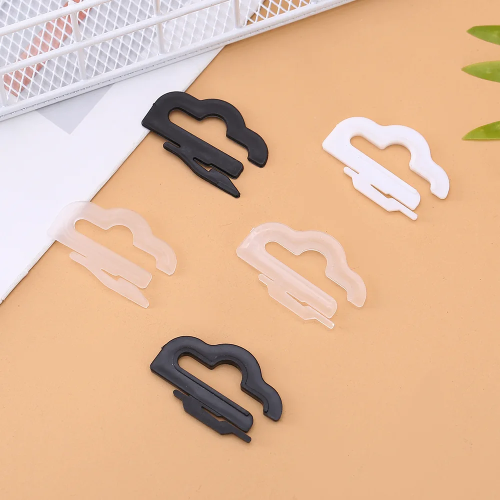 1000pcs Plastic Flat Socks Packaging Bag Display Hooks Hangers Garments Accessories