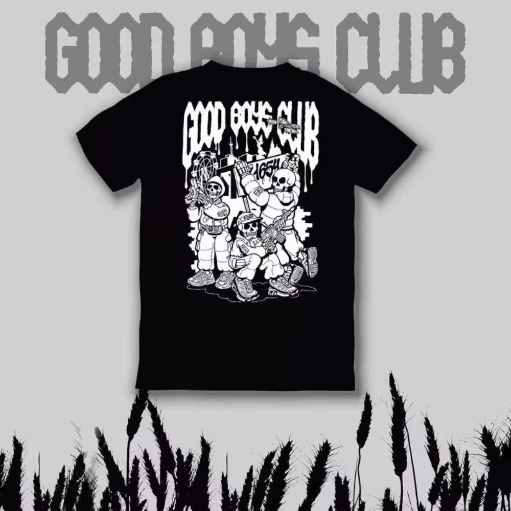 

Ins Tide брендовая хлопковая спортивная футболка с пятиминутными рукавами для мужчин и женщин Netroots Design Soldier Elements с принтом, спортивные топы для пар