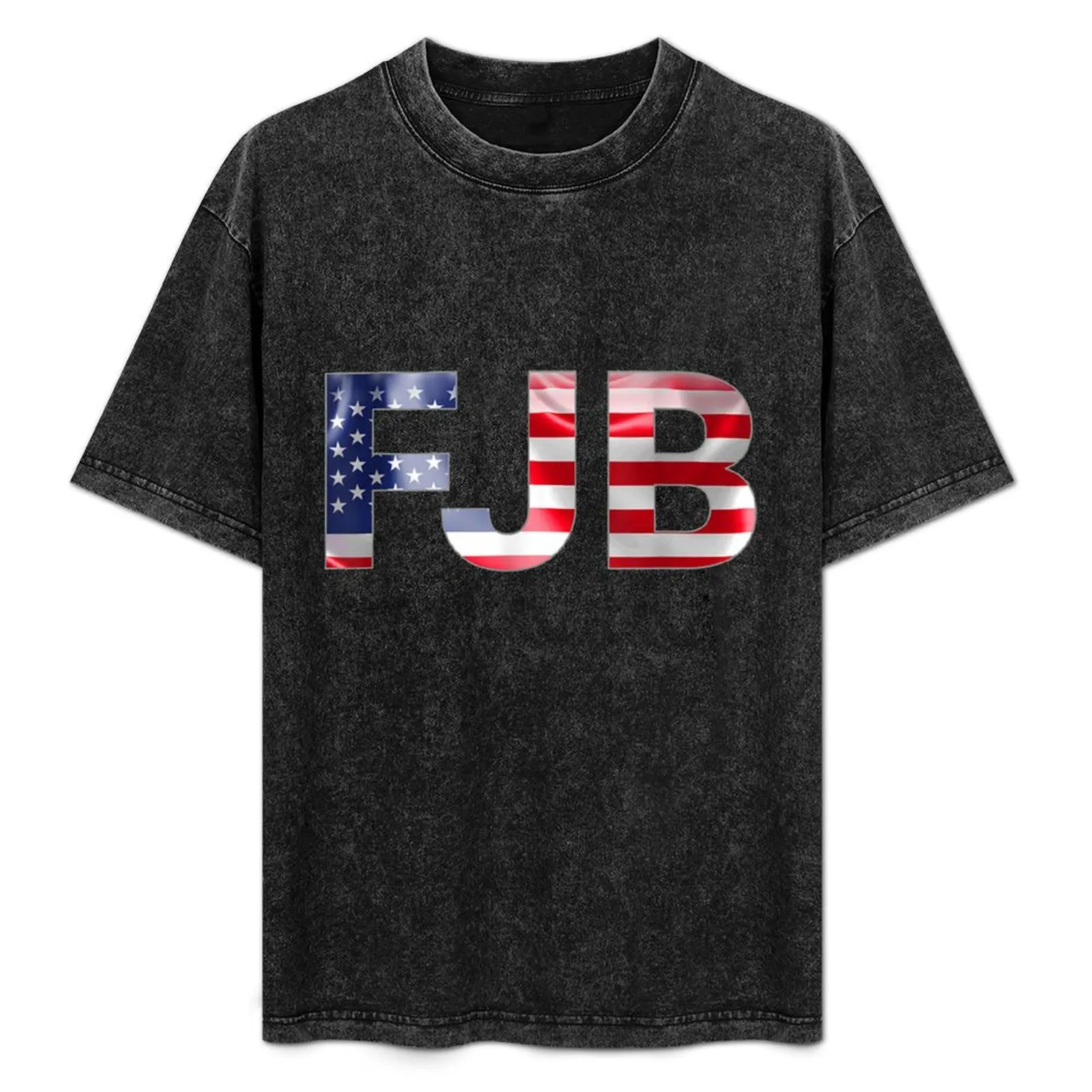 

FJB American Flag T-Shirt quick drying aesthetic clothes vintage anime shirt croswit shirt man clothing for men