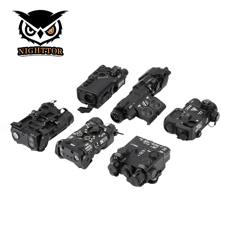 WADSN Tactical IR Laser Sight CNC Metal  Aluminum Alloy Zero Adjustable Green IR Laser Strobe Outdoor Airsoft Accessories
