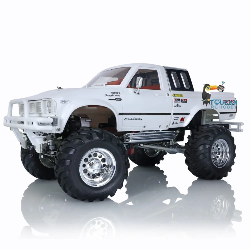 

US Sale HG 1/10 4WD RC Pickup 4x4 Rally Car Racing Crawler Kit Model Chassis Gearbox