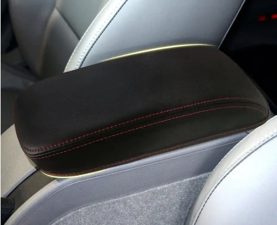 Microfibre Leather Center Armrest BOX Cover For Skoda Superb 2008 2009 2010 2011 2012 2013 2014 2015 2016 2017-2021Car interior