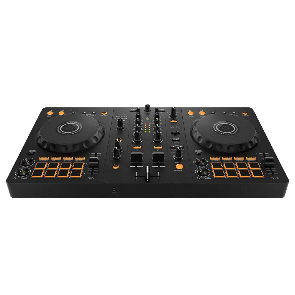 Mixer Audio Profesional DJ DDJ-FLX4 2 Kanal, Kontroler DJ untuk Kontrol DJ, Peralatan Sistem Suara, Speaker & Amplifier
