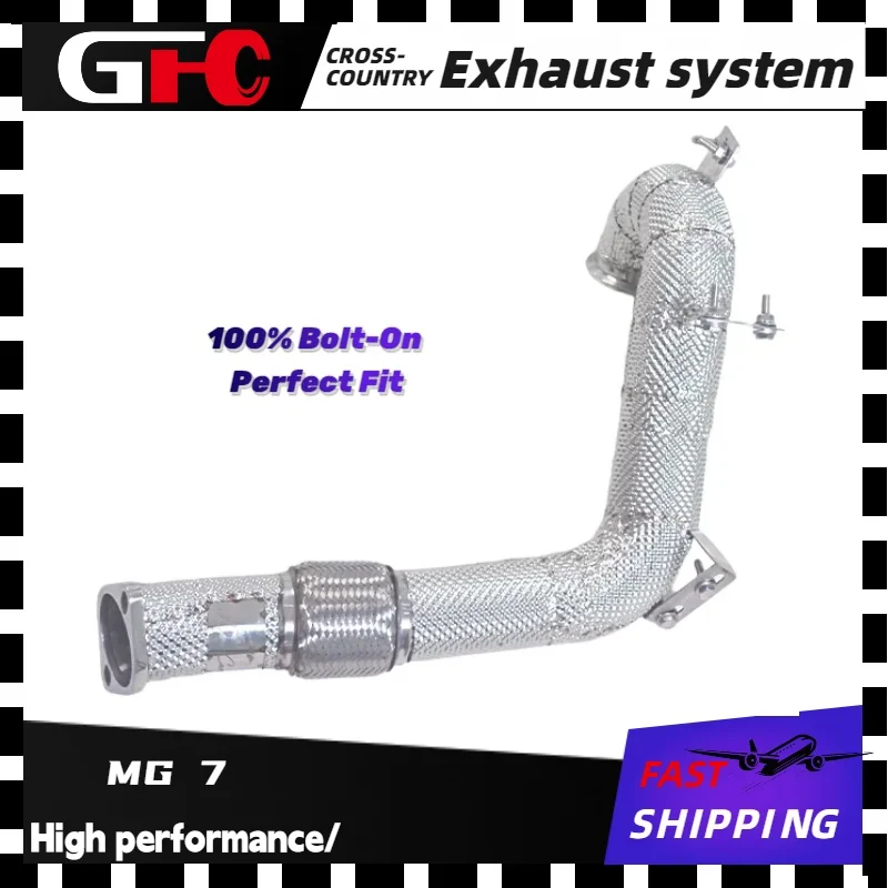 

GFC catless downpipe,High performance no cat down exhaust pipe for 2023 MG 7
