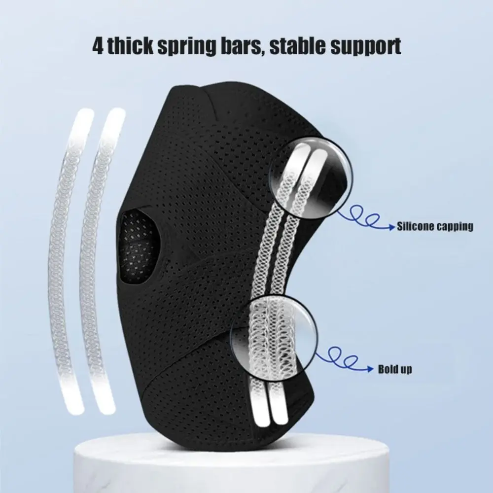 

Climbing Spring Supports Fitness Running Supporting Knee Sports Knee Guard Suitable For Basketball Knee Brace Strap Knee Pads