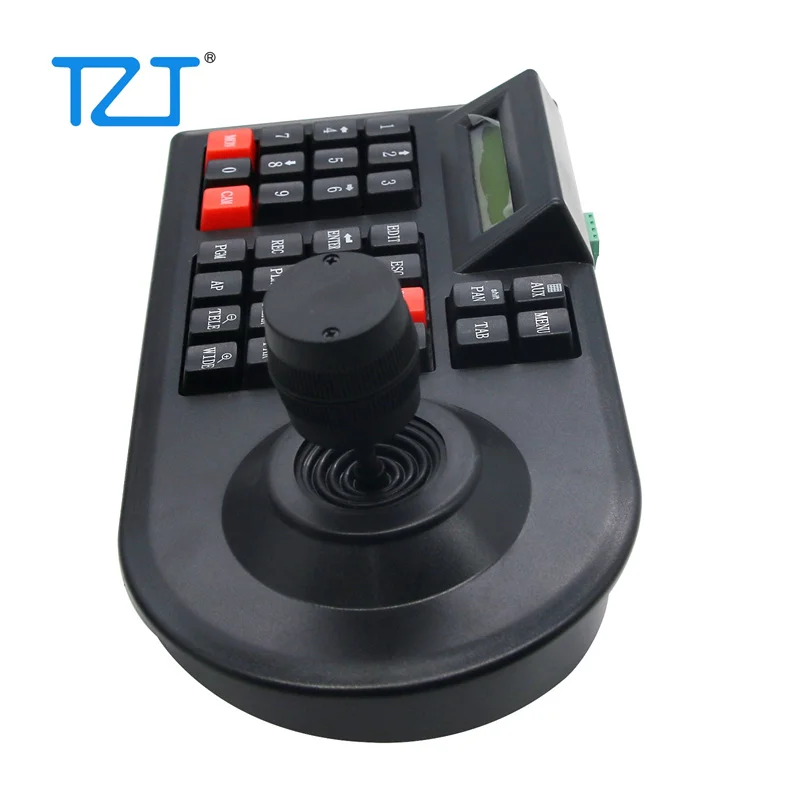 TZT 3D PTZกล้องวงจรปิดคีย์บอร์ดControllerจอยสติ๊กสําหรับRS485 PTZกล้องโดมความเร็วBracketสนับสนุนPelco-D / Pโปรโตคอล 3 แกน