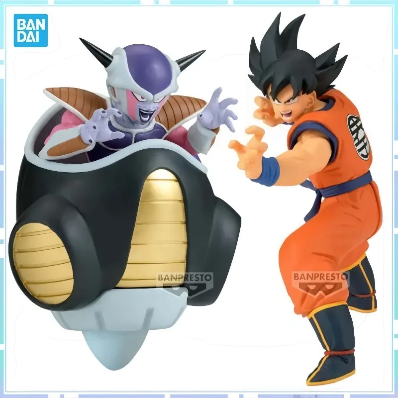 

Официальная коллекционная фигурка Bandai Banpresto по аниме Dragon Ball Z: Сон Гоку и Фриза, ПВХ, модель для коллекционирования, игрушка, подарок