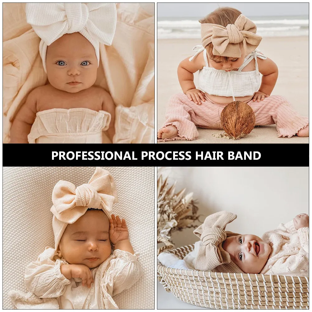 

2 шт. повязки для волос с большим бантом, мягкие и удобные аксессуары для волос для фестивалей и вечеринок