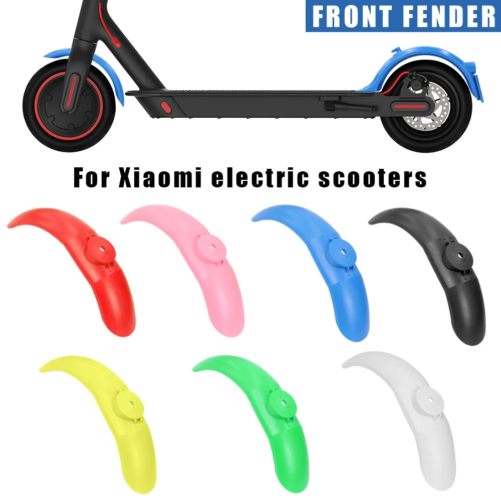 Electric Scooter Mudguard Front Fender For Xiaomi M365 Pro 2 1S Pro Type Splash Proof Wheel Water Baffle Colorful Fender Parts