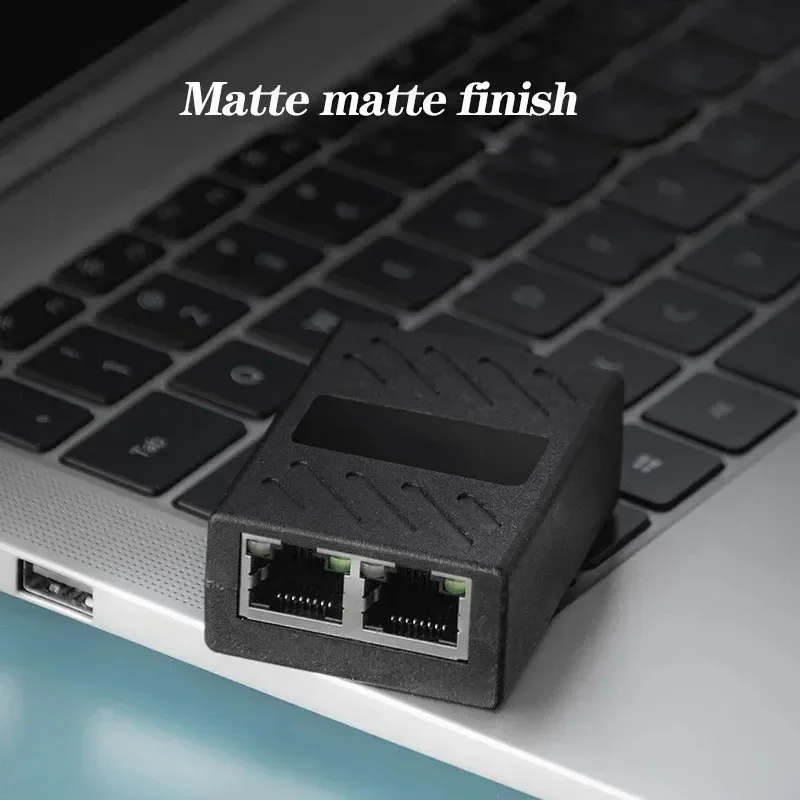 RJ45 Splitter 1 to 2 Way Modular Plug Connector Adapter Internet RJ 45 Coupler Connect Laptop Ethernet Cable Extender Adapters