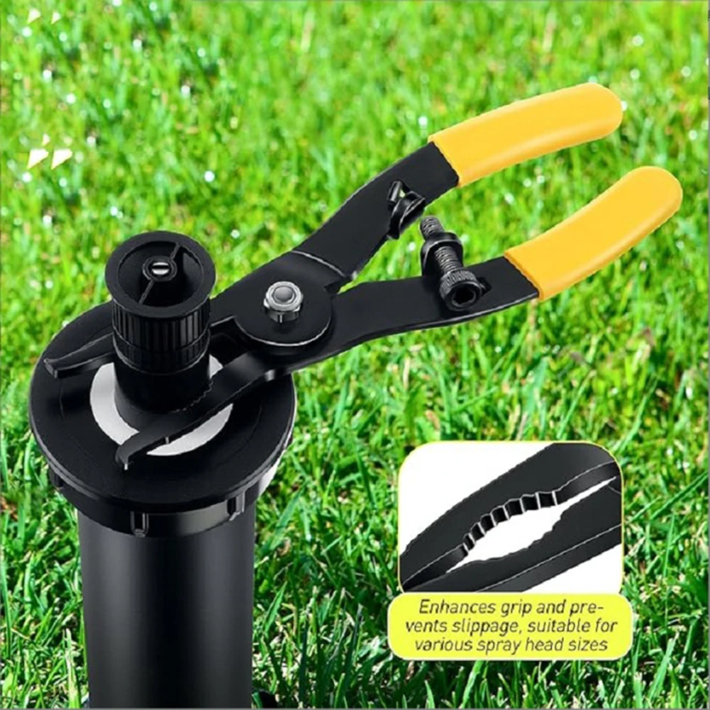 1Set Lawn Sprinkler Rotor Adjustment Tool Set Gear Shaped Clamp Pliers And Screwdriver For Rain-Bird 3500 5000 Heads