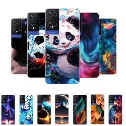 Cases For TCL 505 Cute Panda Shockproof Silicone Cover For TCL 505 T509K T5094 Bumper TCL505 Coque Funda