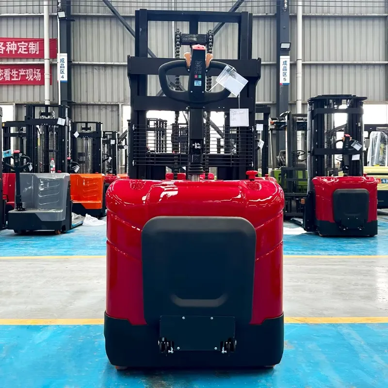 Customized Double Lift Series Electric Pallet Stacker 1.5t 2t Capacity Full Electric Stacker Truck With Color And Logo