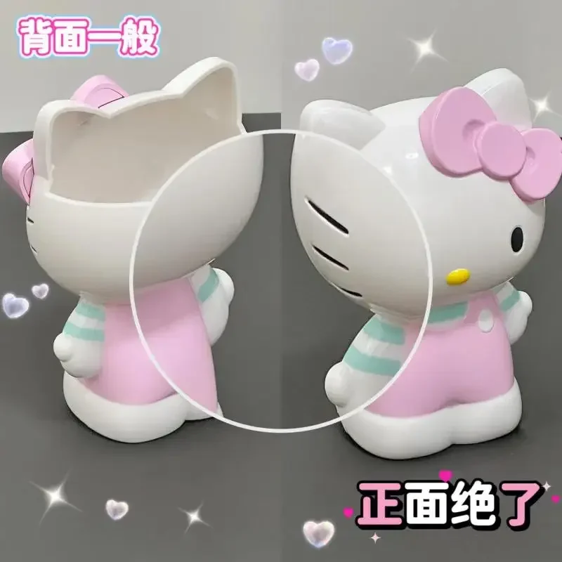 Anime Hello Kitty Melody Pen Holder Cartoon Kuromi Stationery Makeup Brush Organizer Desktop Decoration Birthday Ornament Gifts view 6
