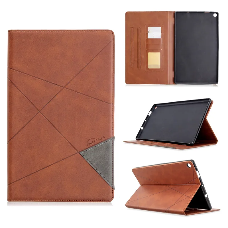 

Funda for kindle tablet case Fire HD 10 2015 2017 smart Flip cover shell Fire HD 10 2017 10.1 Business Stand leather Cover case