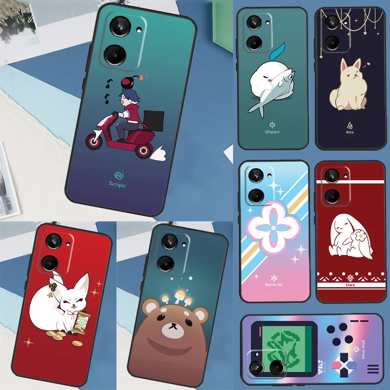 Hot Honkai Star Rail для Realme 11 8 9 10 Pro Plus GT Neo 5 3 3T 2T C21Y C31 C25 C21 C11 C30 C33 C35 C55 чехол