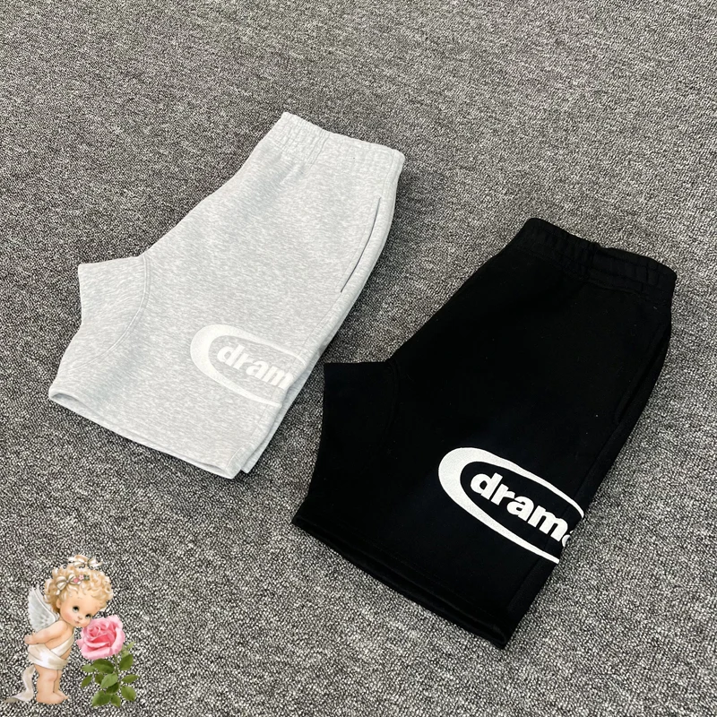 

Drama Call Basic Shorts Jorts Black Gray Loose Straight Shortpant Men Women Summer Daily Casual Short Pants gym