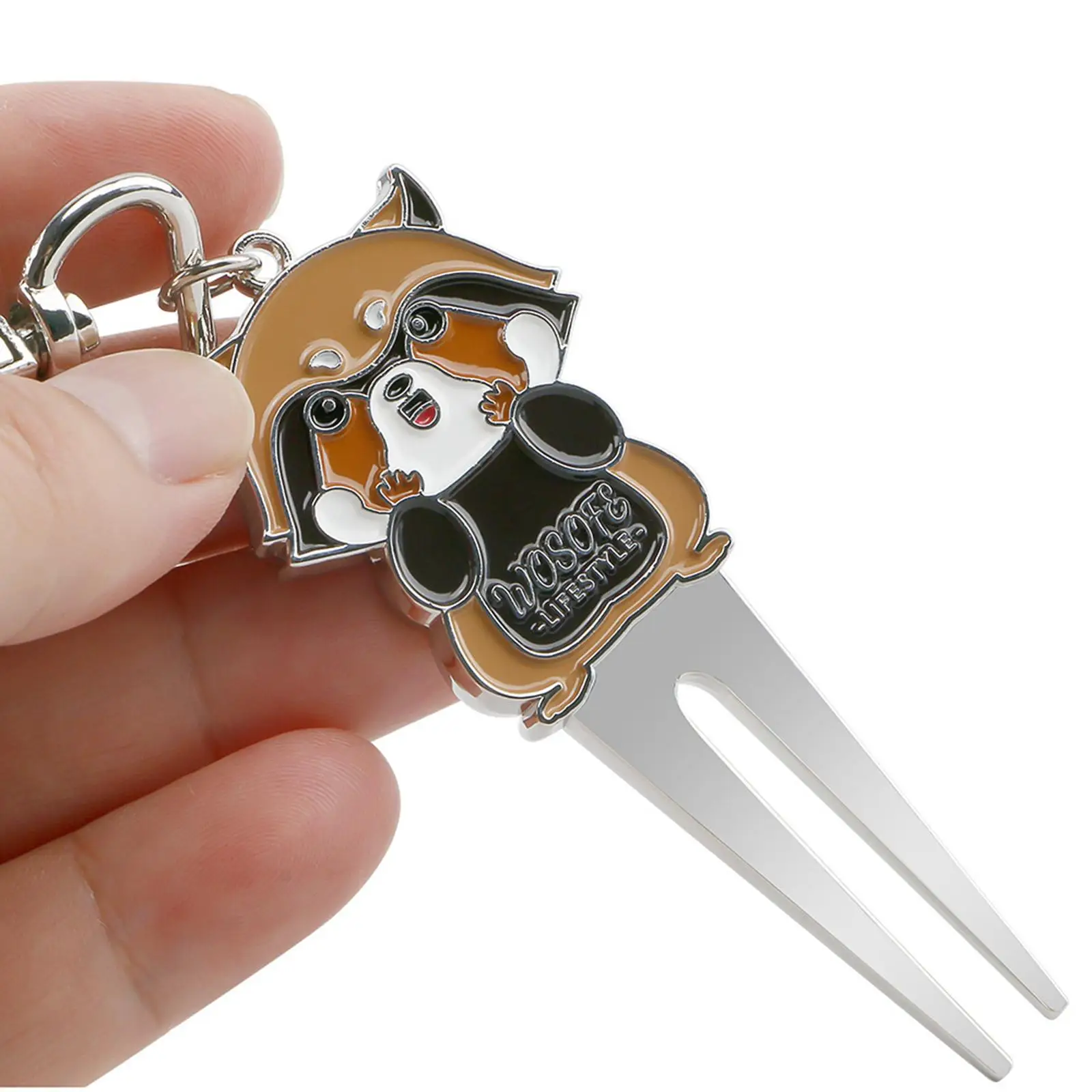 Golf Divot Tool Putting Green Fork Wielofunkcyjny przenośny,