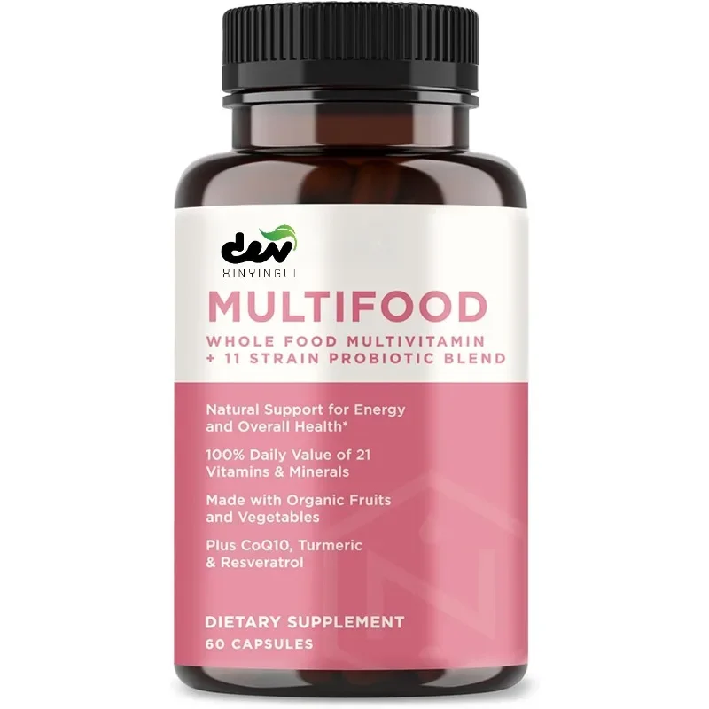 

Women's whole food multivitamins support intestinal and immune health | Probiotics and probiotics
