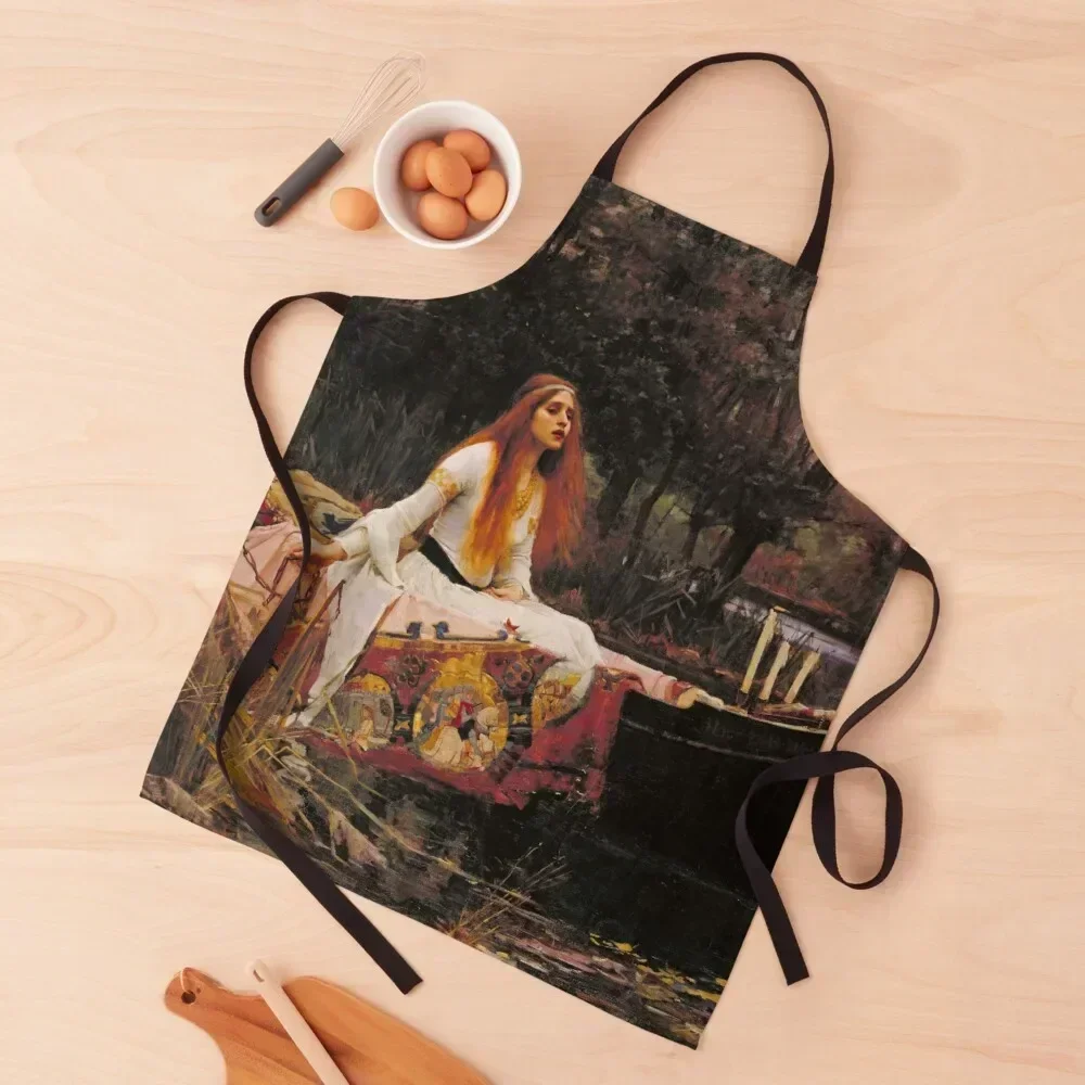 

The Lady of Shallot - John William Waterhouse Apron Household Items Kitchen Korean Things For Kitchen Apron