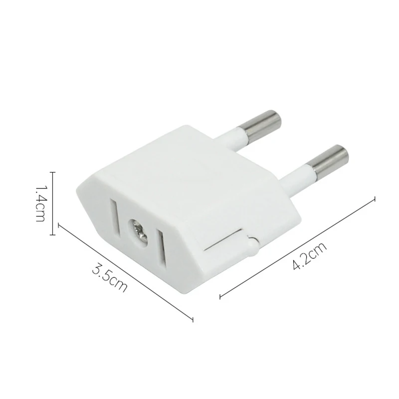 American China To EU Europe Travel Power Adapter 2 pin US To EU Plug Adapter