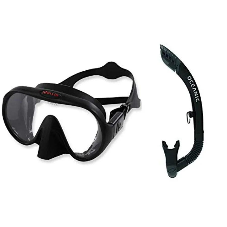 

M1 Frameless Mask for sports use, lightweight polycarbonate lens, black frame, anti-fog and UV protection