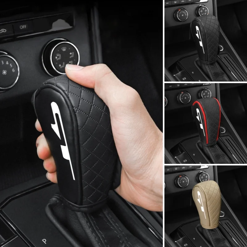 Car Gear Shift Knob Cover Gear Shift Non-Slip Grip Handle Case For Kia GT Line Sportage Ceed Picanto K5 K3 Stonic Accessories