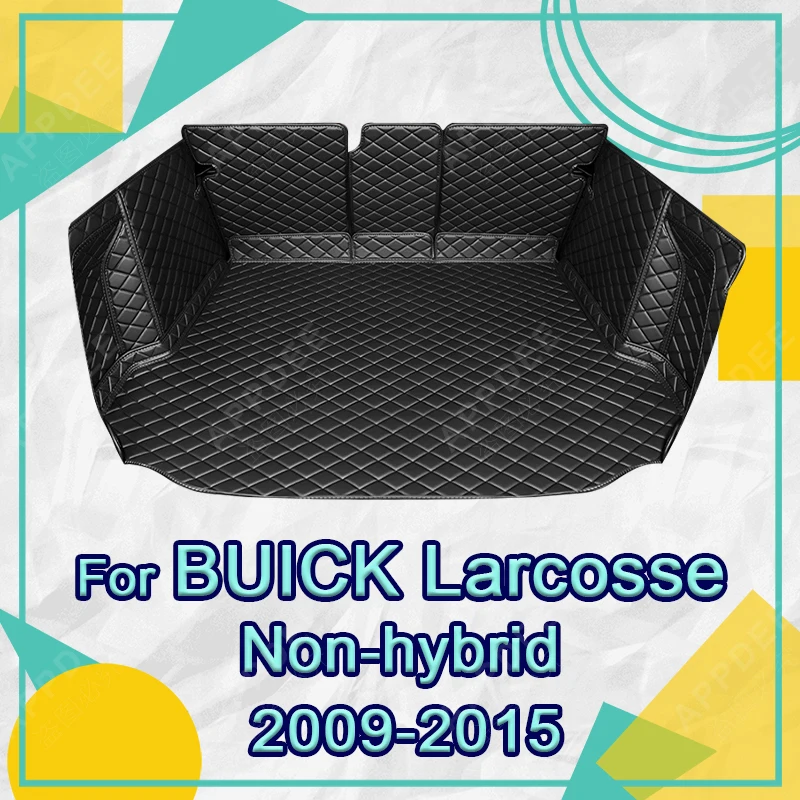 Full Coverage Trunk Mat For Buick Larcosse Non-hybrid 2009-2015 14 13 12 11 10 Car Boot Cover Pad Interior Protector Accessories