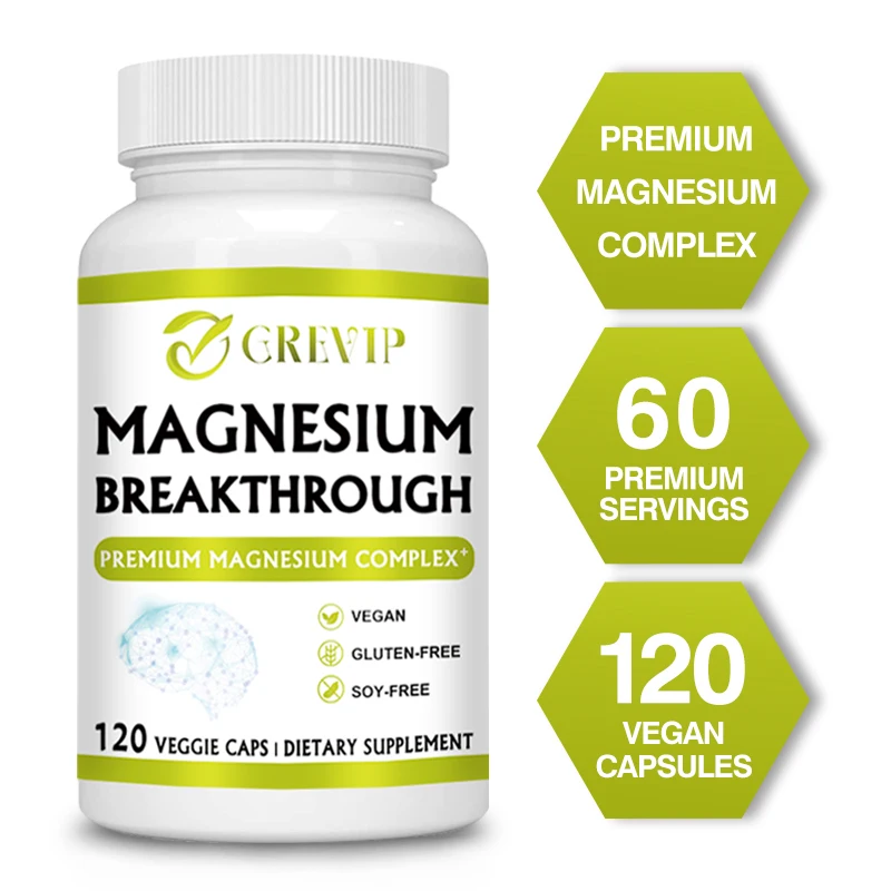 

Magnesium Breakthrough - Naturally Supports Sleep, Brain and Heart Health, Relieves Stress, and Promotes Muscle Recovery