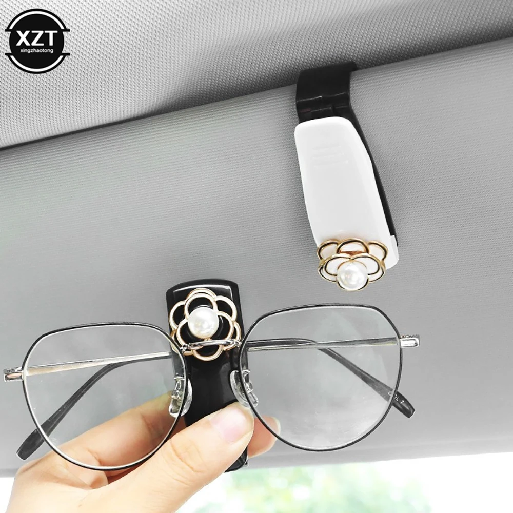 Auto Sun Visor Glasses Fastener Clip Holder For Sunglasses Eyeglasses Ticket Card Universal Multi-Function Car Interior Parts