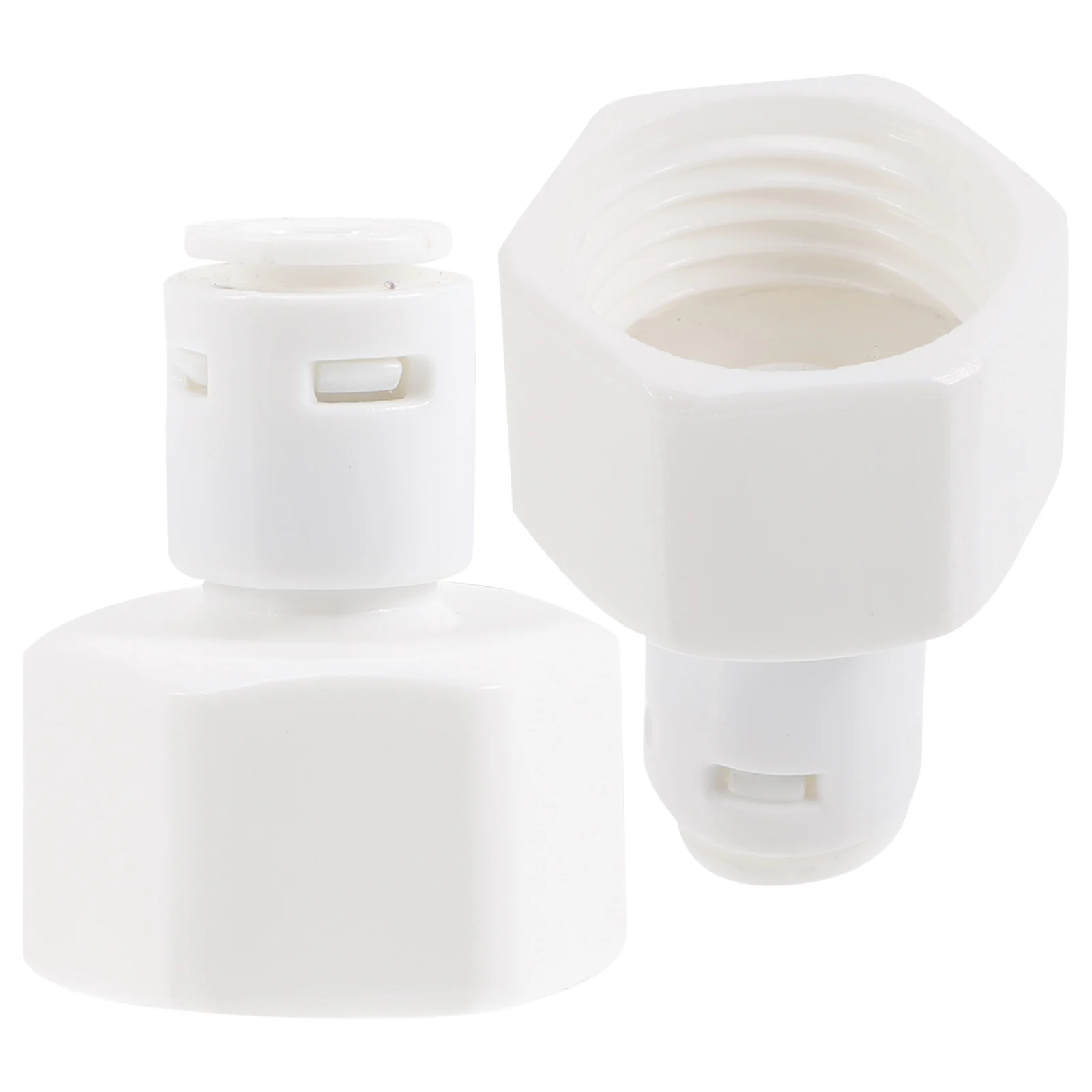 

2Pcs PE Water Purifier Connector Fitting Compact Systems Easy Install Disassemble Tube Adapter Spraying Machines