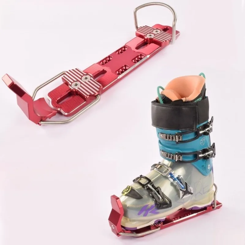 High-strength aluminum alloy anti-skid crampons, universal for hiking/mountaineering/snow, wear-resistant and rust-proof