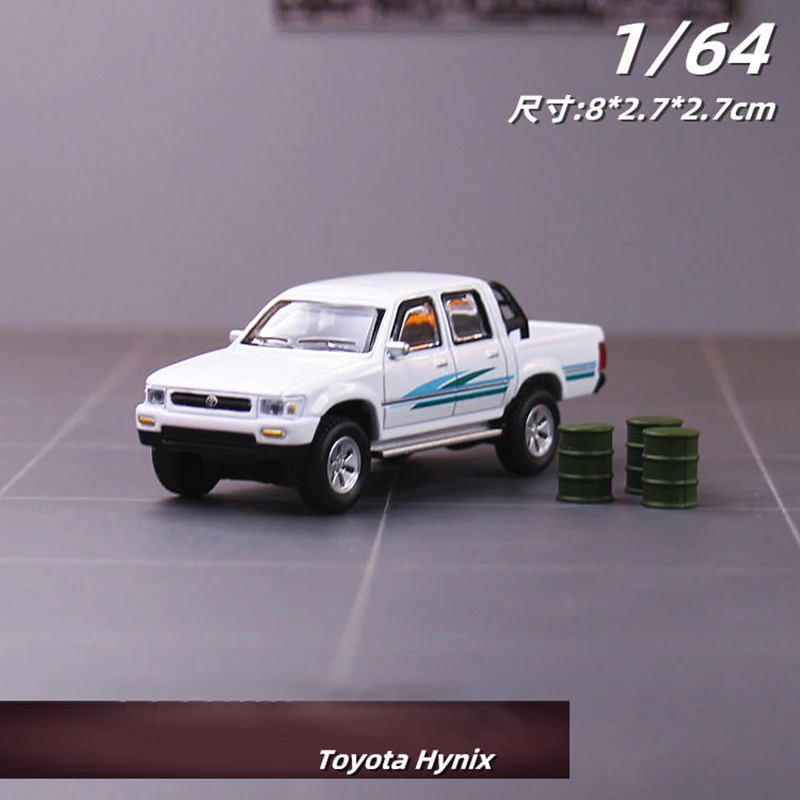 1:64 Toyota Hilux 1993 Alloy Car Diecasts & Toy Vehicles Car Model Miniature Scale Model Car For Children