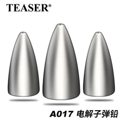 TEASER A017 50pcs 1.8g 2.5g 3.5g 5g 7g 10g 14g 20g Quicker Sinking Bullet Shape Texas Rig Metal Sinker Fishing Weight Sinkers