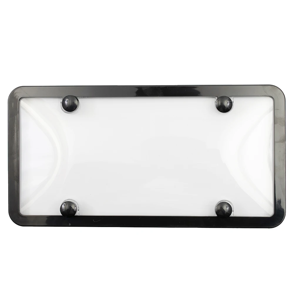 Plate Cover License Plate Photo For: US Vehicles Red Light Small Size ABS Anti Speed Easy To Install Brand New