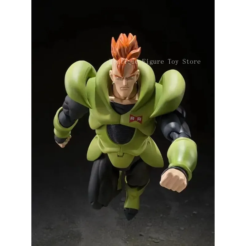 100% Originele Bandai Sh Figuarts Shf Sdcc Android 16 Exclusieve Editie Actiefiguren Anime Model Speelgoed Figura Pvc Geschenken Op Voorraad