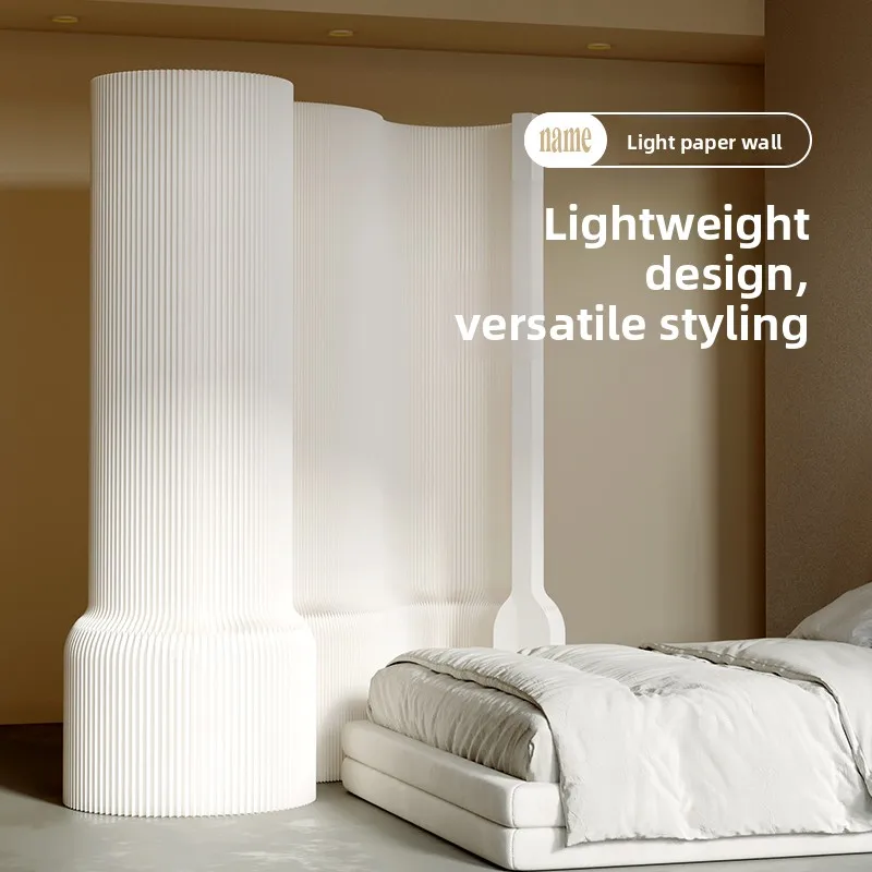 Paper Partition Organ Paper Wall Office Porch Light Screen Baffle Partition Live Stream Background Baffle Wall
