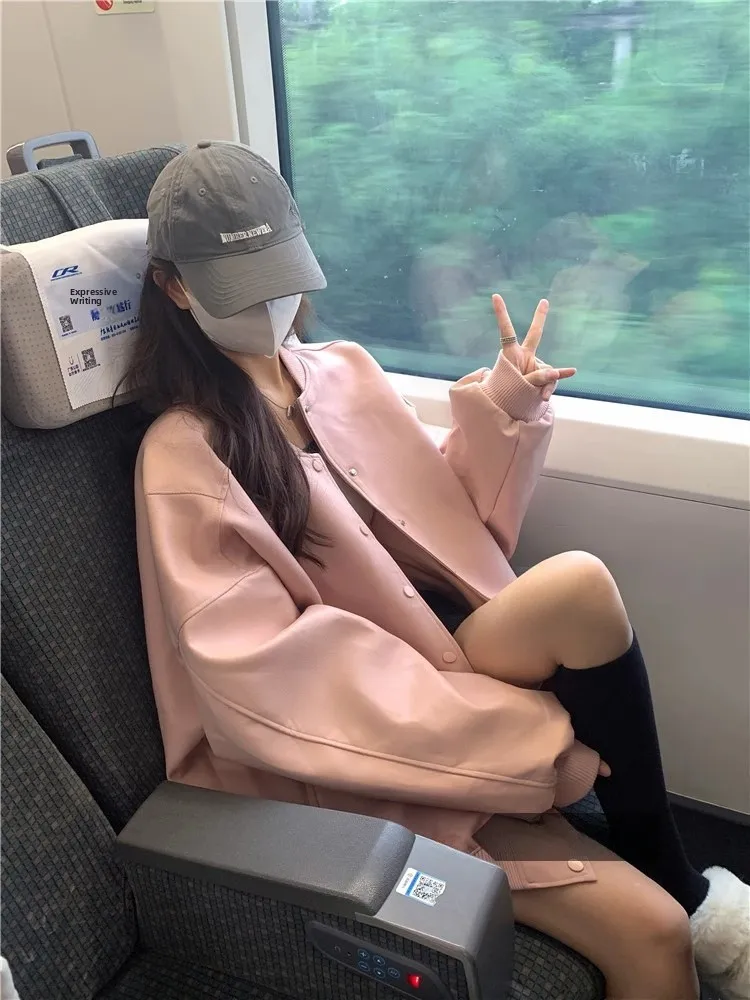 

Faionable Thiened Oversized Sweatirt Jaet Baseball Sle Women's Coat Spring 2026 New Arrival Comfortable Commute Sle