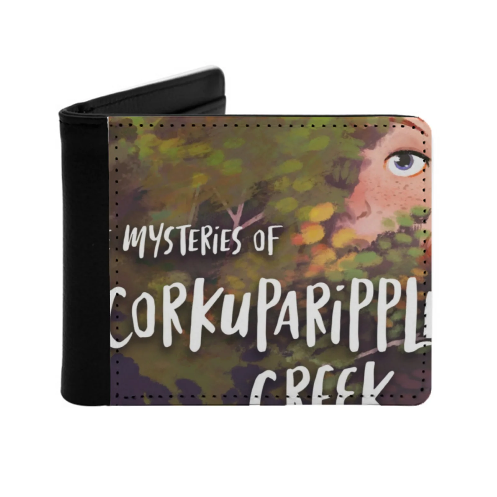 

Мужской кошелек The Secrets Of Corkuparipple Creek, кошелек из искусственной кожи, многофункциональный кошелек для кредитных карт, группа Corkies Productions