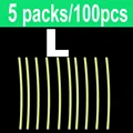 L Yellow 100pcs