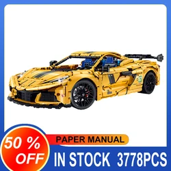 GULY 10622 MOC 1:8 Technical Kervtte Super Sport Hypercar RC Model Building Blocks Puzzle Toy Christmas Birthday Gifts For Kids