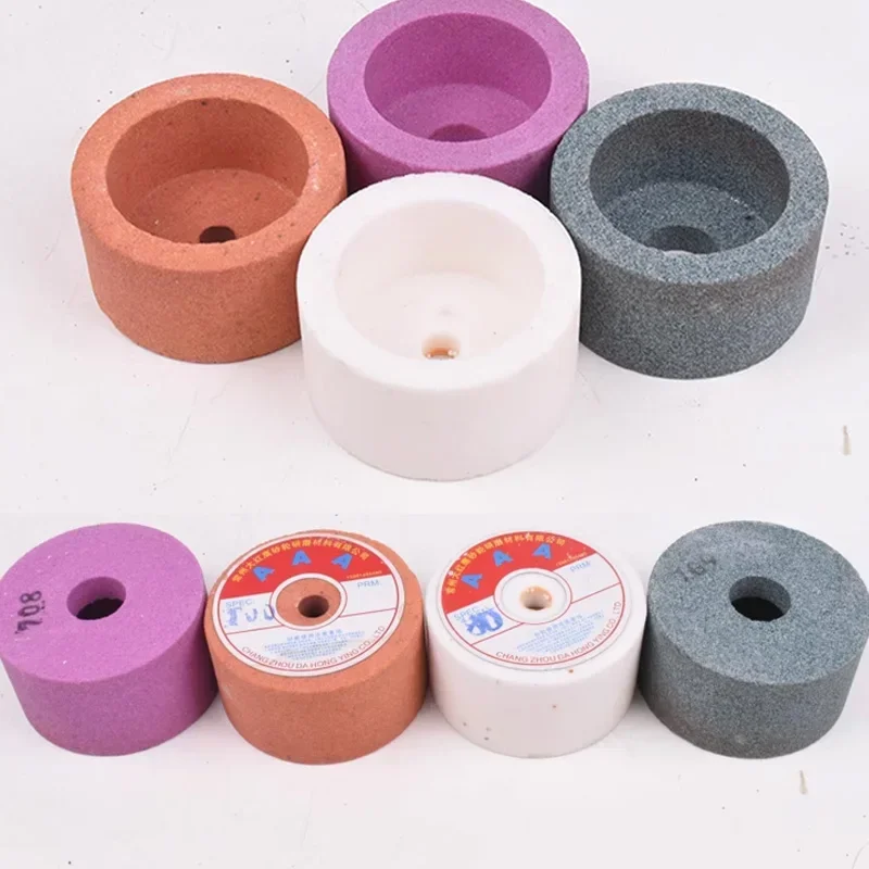1pcs Cup Shaped White Corundum Grinding Wheel for Grinding Machine Dia 50 75 100 125 150 200mm Cup-shaped