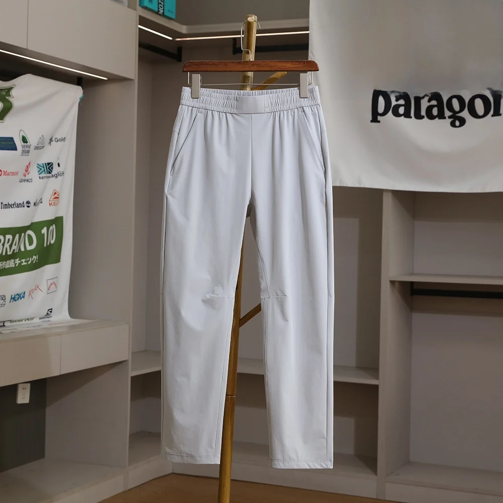 

Мужские повседневные брюки для тренировок на открытом воздухе премиум-класса: лазерная перфорация, дышащие, тонкие, быстросохнущие, комфортные, свободного кроя, прямые штанины